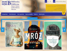 Tablet Screenshot of biblioteka.muszyna.pl