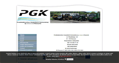 Desktop Screenshot of pgk.muszyna.pl